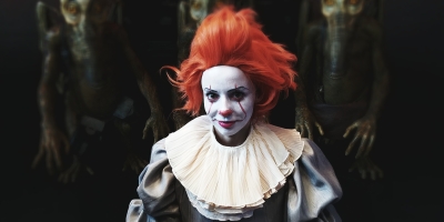 Pennywise "It" cosplay at NYCC